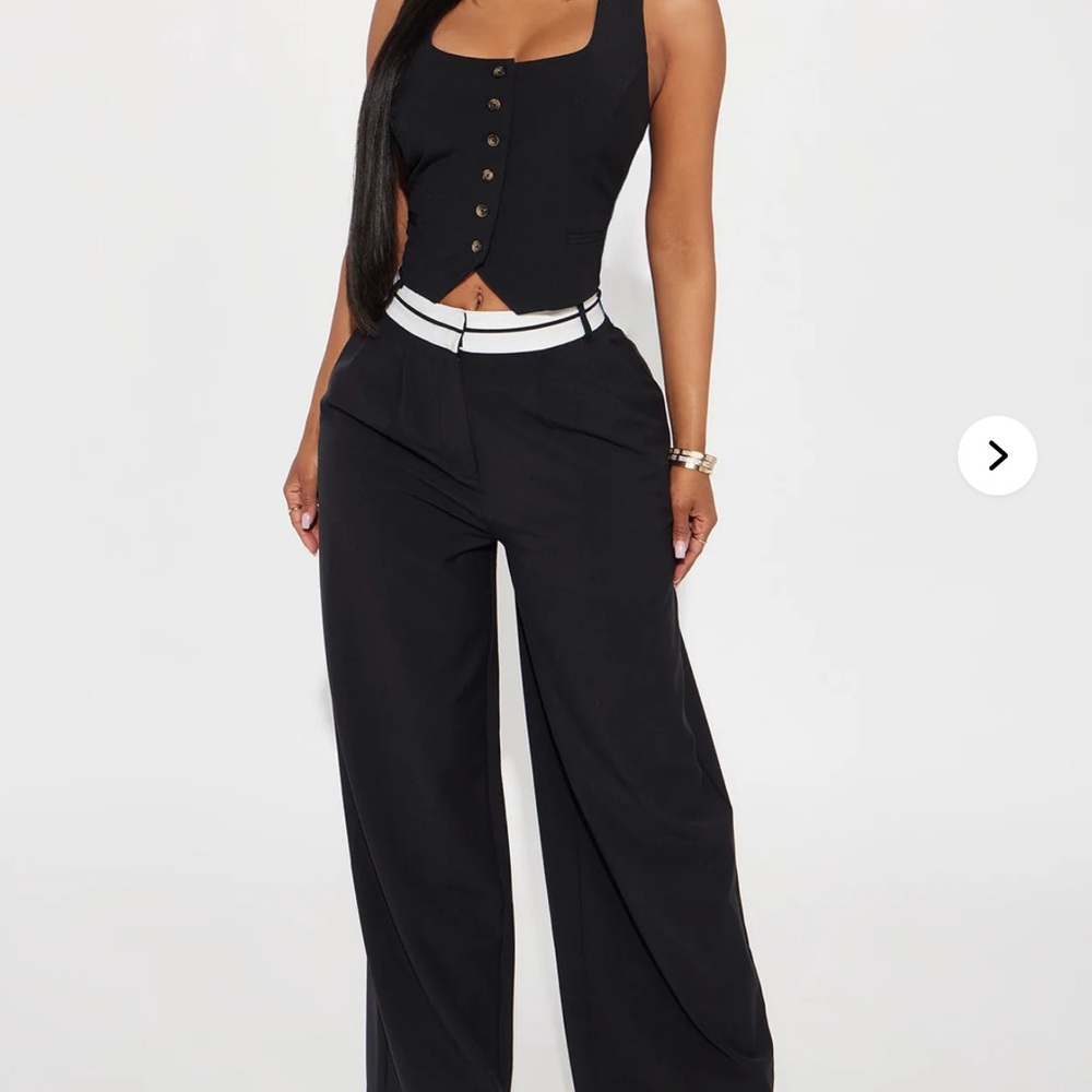 Fashion Nova Black Wide Leg Jumpsuit